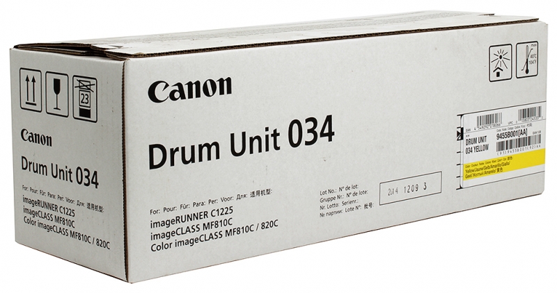 Скупка картриджей drum C-EXV034 Y 9455B001 в Курске